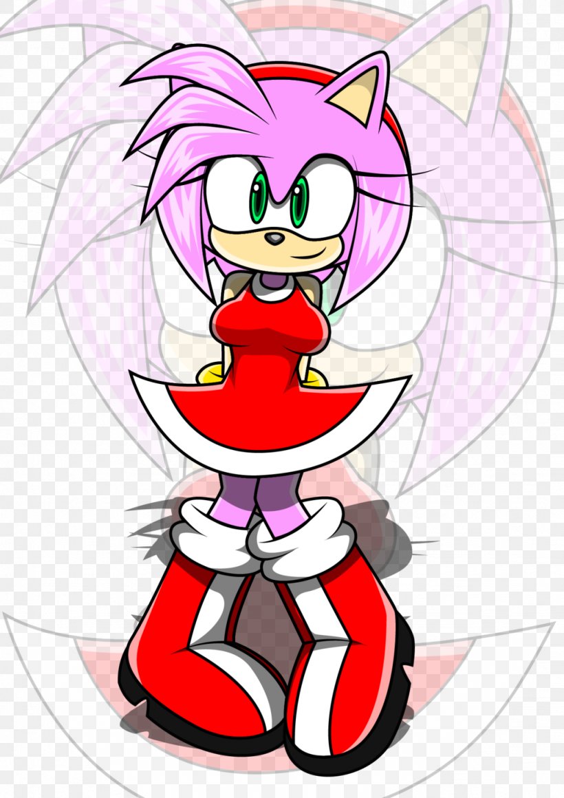 Amy Rose Sonic The Hedgehog Sega Video Game, PNG, 1024x1449px, Watercolor, Cartoon, Flower, Frame, Heart Download Free