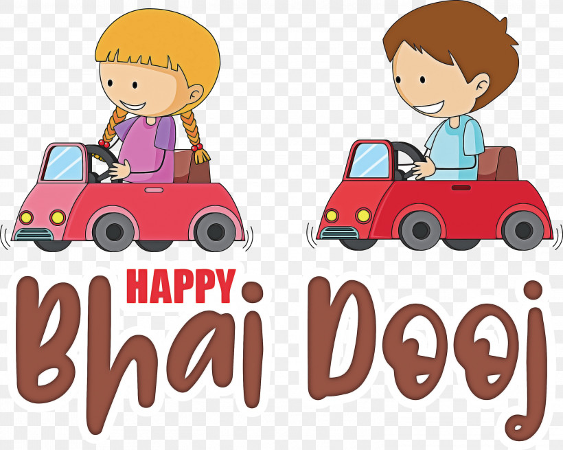 Bhai Dooj Bhai Beej Bhau Beej, PNG, 2999x2397px, Bhai Dooj, Behavior, Cartoon, Doodle, Human Download Free