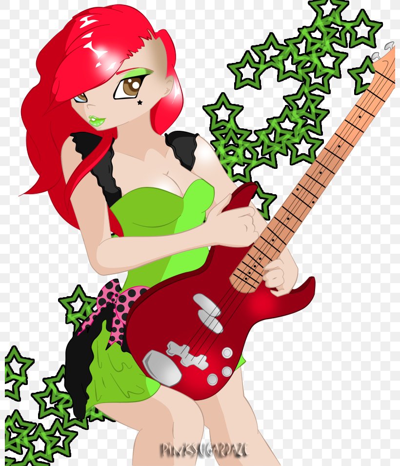 Guitar Flower Character Clip Art, PNG, 800x955px, Guitar, Art, Cartoon, Character, Fictional Character Download Free