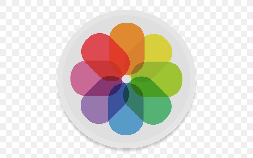 Petal Circle Flower, PNG, 512x512px, Apple Photos, Apple, Apple Id, Find My Iphone, Flower Download Free