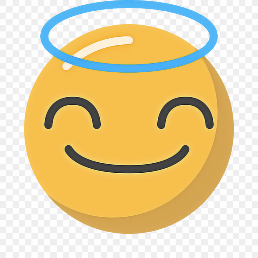 Smiley Angel Emoticon Emotion Icon, PNG, 1024x1024px, Emoticon, Circle, Emotion Icon, Facial Expression, Happy Download Free