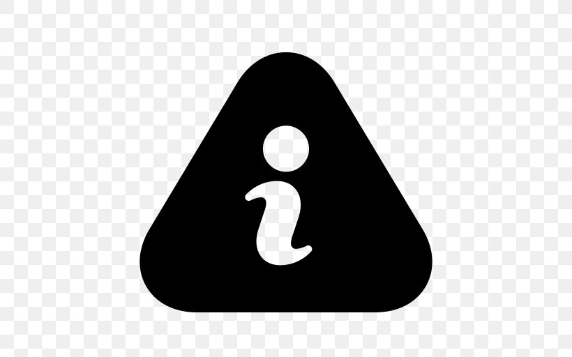 Information Symbol Download, PNG, 512x512px, Information, Black And White, Black Triangle, Sign, Symbol Download Free