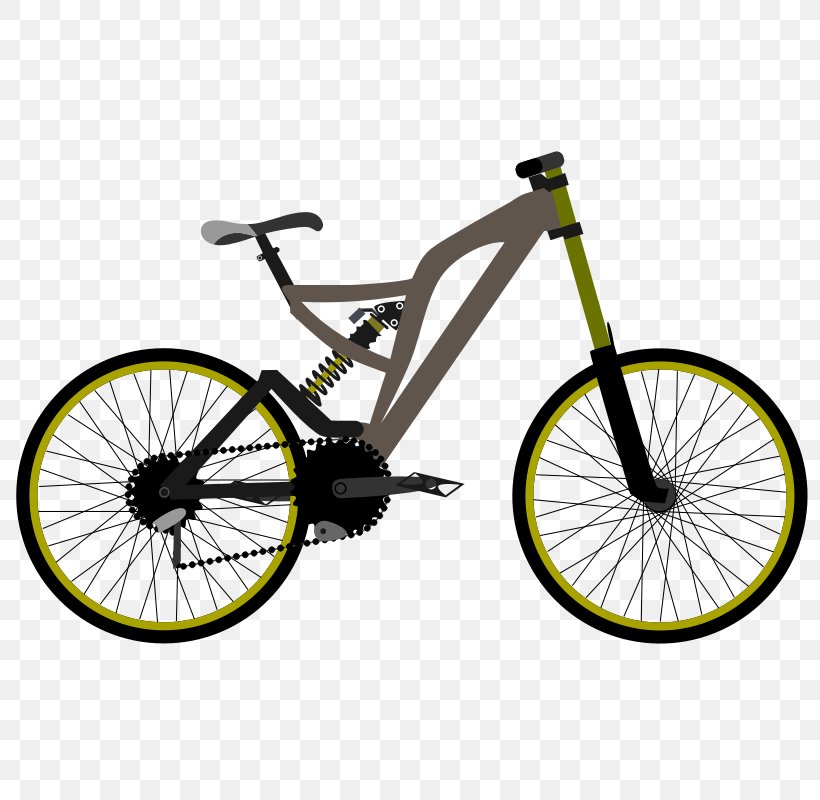 Mountain Bike Bicycle Cycling Clip Art, PNG, 800x800px, Mountain Bike, Bicycle, Bicycle Accessory, Bicycle Drivetrain Part, Bicycle Frame Download Free
