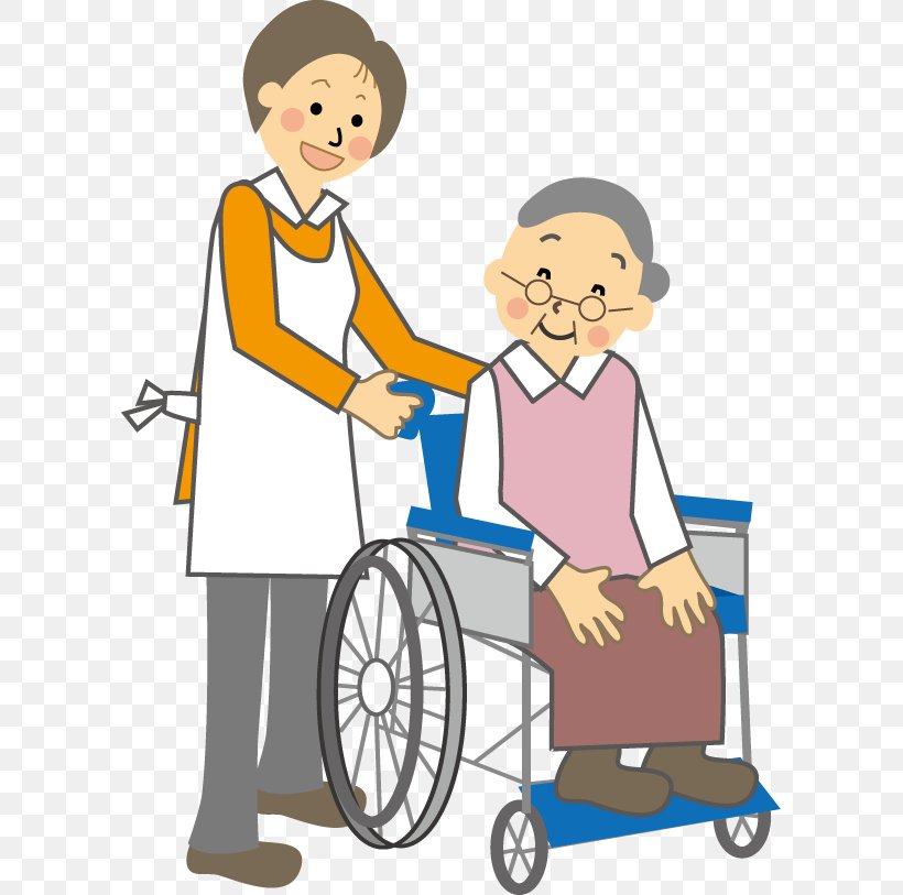 Old Age Home Image Wheelchair Caregiver, PNG, 599x813px, Old Age, Aged Care, Caregiver, Cartoon, Dementia Download Free