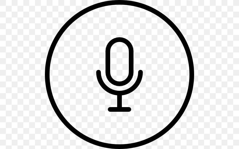 Microphone, PNG, 512x512px, Microphone, Area, Black And White, Button, Information Download Free
