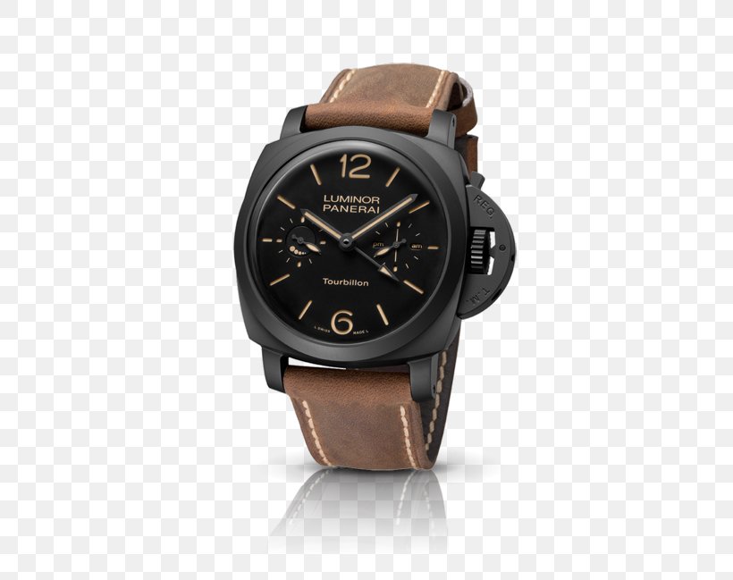 Watch Panerai Tourbillon Clock Rolex, PNG, 410x649px, Watch, Brand, Brown, Clock, Discounts And Allowances Download Free