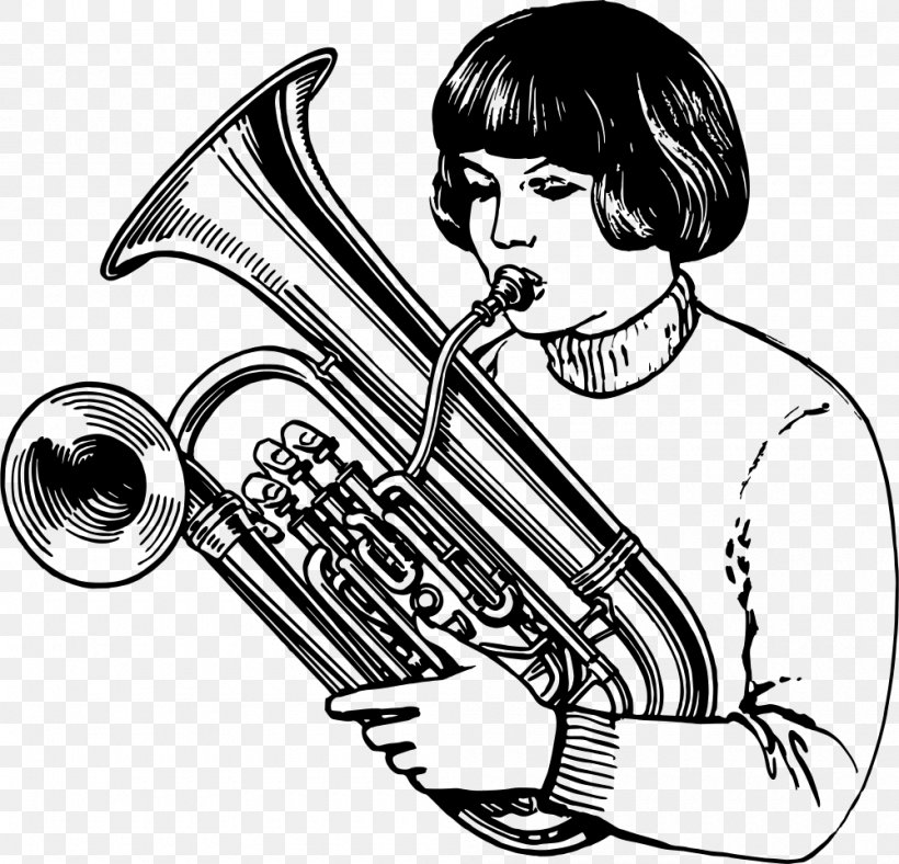 Cornet Double Bell Euphonium Baritone Horn Clip Art, PNG, 1000x962px, Watercolor, Cartoon, Flower, Frame, Heart Download Free