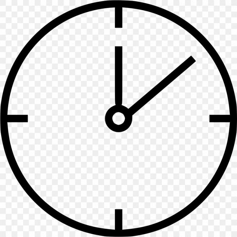 Watchtime Outline, PNG, 981x982px, Computer Font, Area, Black And White, Clock, Computer Software Download Free