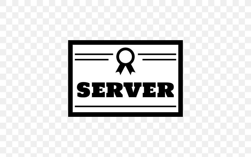 Computer Servers Public Key Certificate Computer Font Text, PNG, 512x512px, Computer Servers, Area, Black, Black And White, Black M Download Free