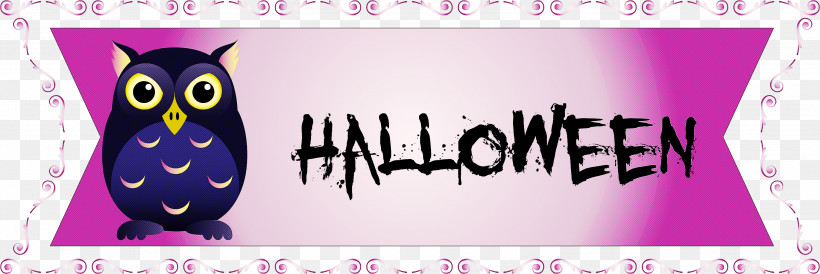 Happy Halloween Banner, PNG, 3000x1006px, Happy Halloween Banner, Banner, Biology, Cartoon, Meter Download Free