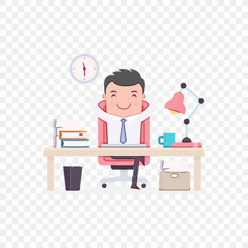 Person Cartoon, PNG, 1080x1080px, Watercolor, Cartoon, Computer Desk, Conclusie, Desk Download Free