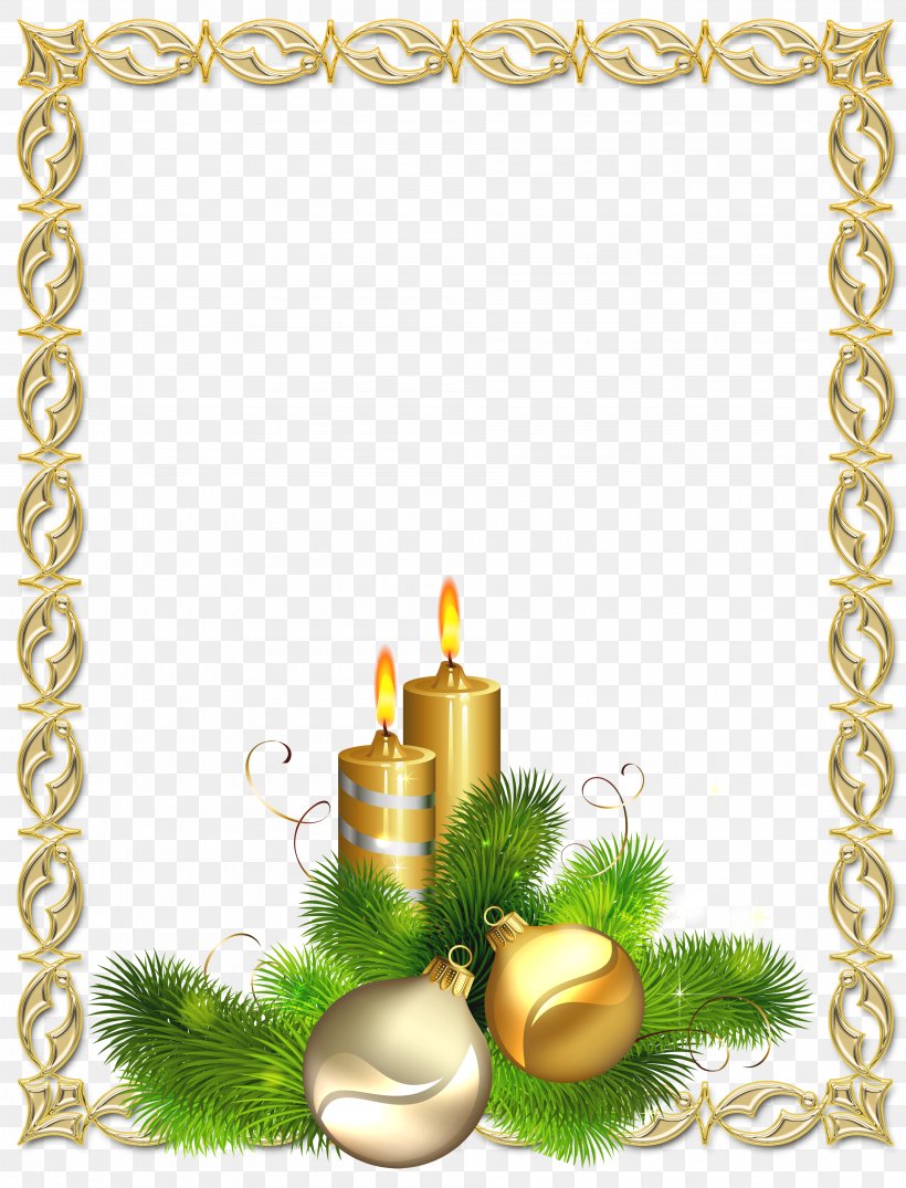 Picture Frames Christmas Ornament Photography, PNG, 3800x4982px, Picture Frames, Branch, Candle, Christmas, Christmas Card Download Free