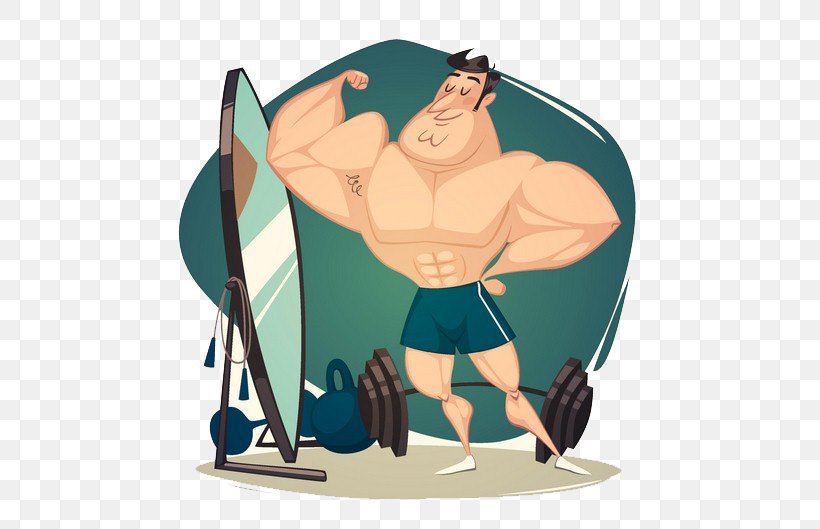 Muscle Cartoon Physical Fitness, PNG, 500x529px, Muscle, Arm, Art, Bodybuilding, Cartoon Download Free