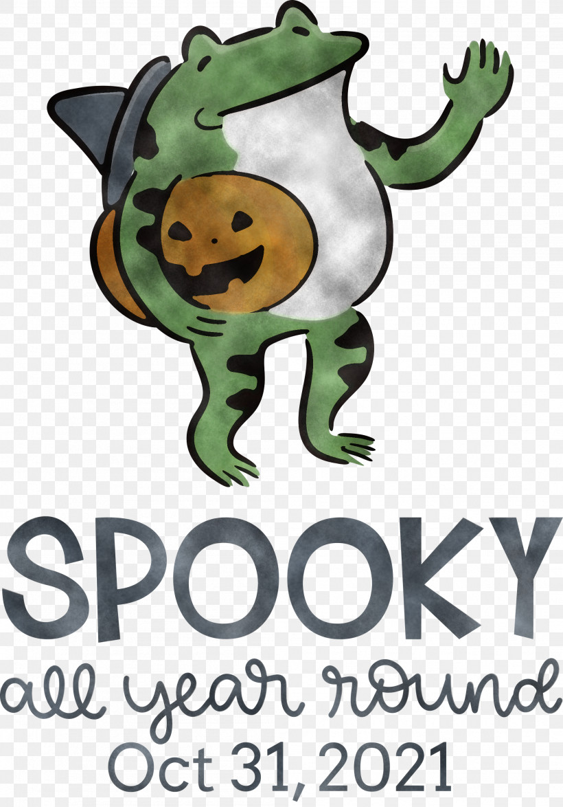 Spooky Halloween, PNG, 2093x2999px, Spooky, Biology, Cartoon, Frogs, Halloween Download Free