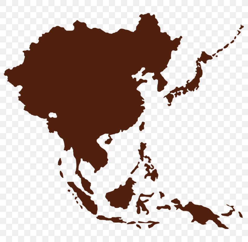 Asia-Pacific Southeast Asia World Map, PNG, 800x800px, Asiapacific, Asia, Black And White, Blank Map, East Asia Download Free