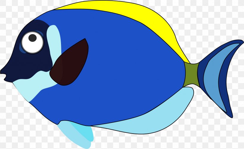 Fish Cartoon Clip Art, PNG, 2396x1467px, Fish, Beak, Blue, Cartoon, Cobalt Blue Download Free