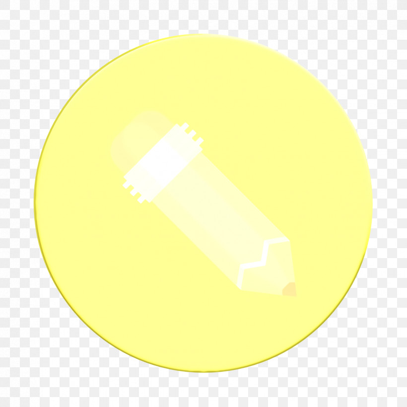 Pencil Icon Web Icon Set Icon, PNG, 1234x1234px, Pencil Icon, Atmosphere, Meter, Web Icon Set Icon, Yellow Download Free
