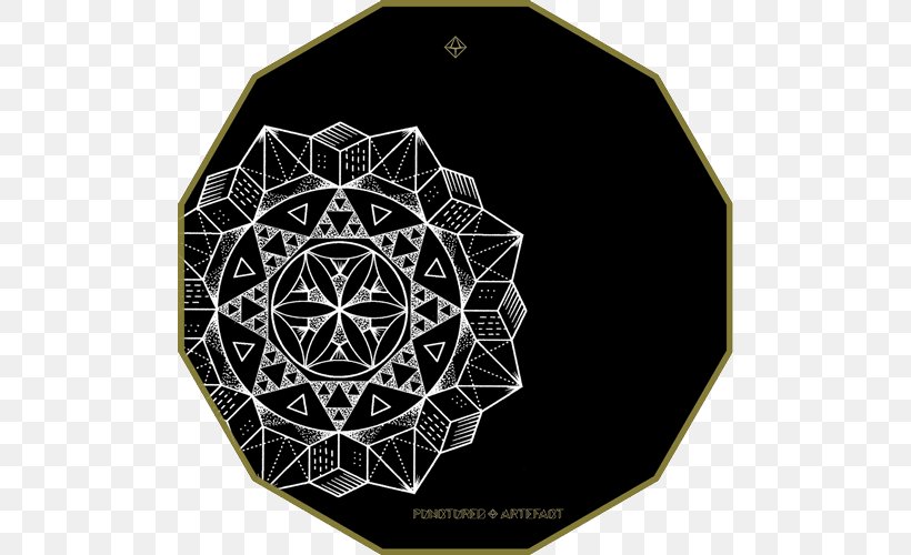 Symmetry Overlapping Circles Grid Mandala Pattern, PNG, 500x500px, Symmetry, Art, Brand, Decorative Arts, Flash Download Free