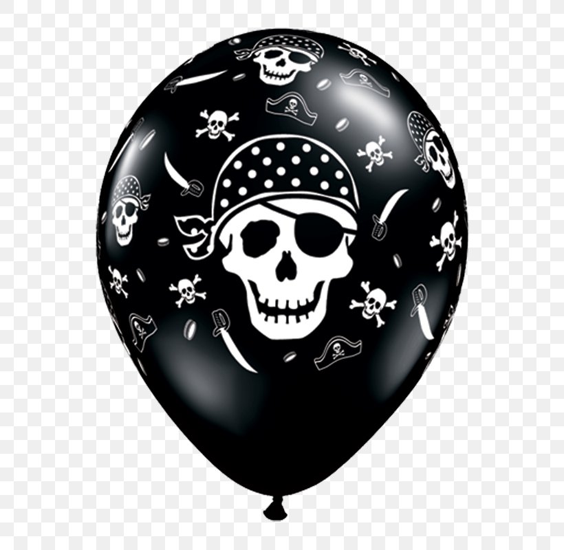 Skull And Crossbones Balloon Party Piracy, PNG, 800x800px, Skull And Crossbones, Balloon, Birthday, Bone, Calavera Download Free