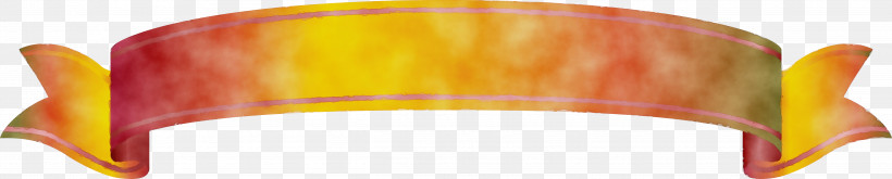 Yellow Line Rectangle, PNG, 4858x979px, Arch Ribbon, Line, Paint, Rectangle, Watercolor Download Free