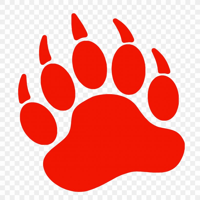 Bear Paw Dog Printing Clip Art, PNG, 2400x2400px, Bear, Animal Track, Applique, Cat, Claw Download Free