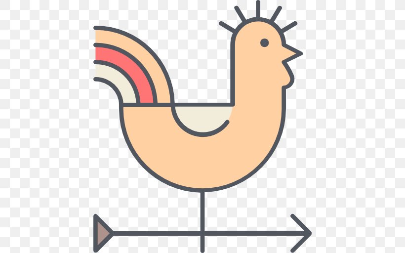 Weather-cock, PNG, 512x512px, Weather Vane, Area, Artwork, Beak, Chicken Download Free