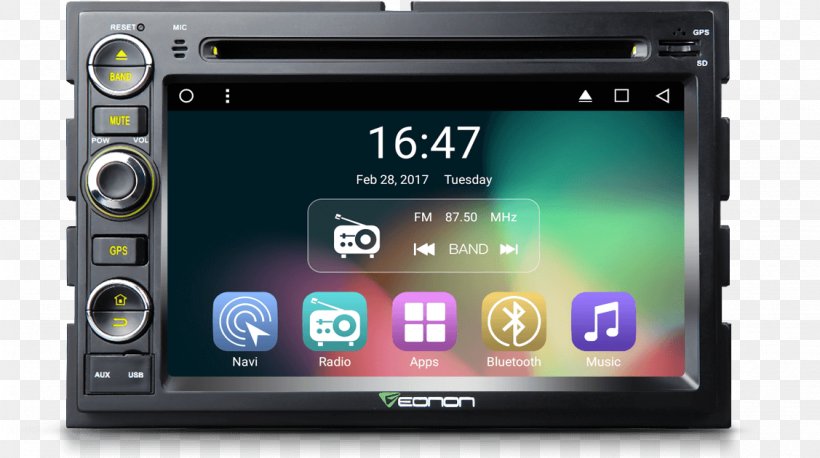 Car Ford GPS Navigation Systems DVD Player Perfect Fit, PNG, 1127x630px, Car, Android, Android Auto, Automotive Head Unit, Automotive Navigation System Download Free