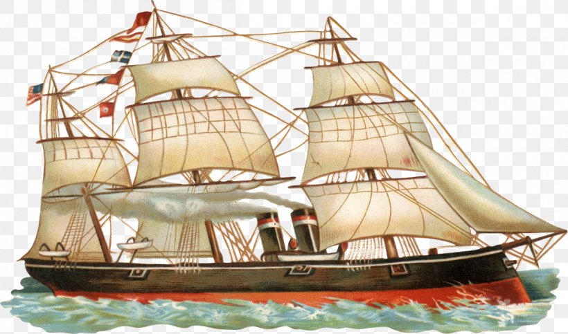 Ship Of The Line Full-rigged Ship Clip Art, PNG, 1200x708px, Ship, Baltimore Clipper, Barque, Barquentine, Boat Download Free