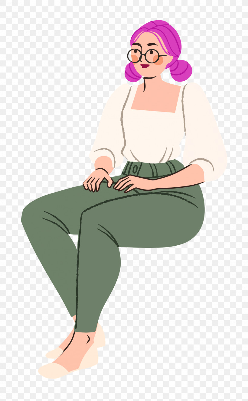 Sitting Girl Woman, PNG, 1544x2500px, Sitting, Abdomen, Cartoon, Girl, Hm Download Free