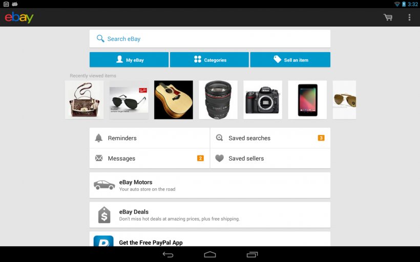 EBay Android Computer Software Online Shopping, PNG, 1440x900px, Ebay, Android, Brand, Classified Advertising, Computer Download Free