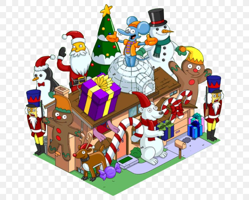 The Simpsons: Tapped Out Gingerbread House Mr. Burns Toy, PNG, 770x660px, Simpsons Tapped Out, Building, Chocolate Shoppe Ice Cream Company, Christmas, Christmas Decoration Download Free