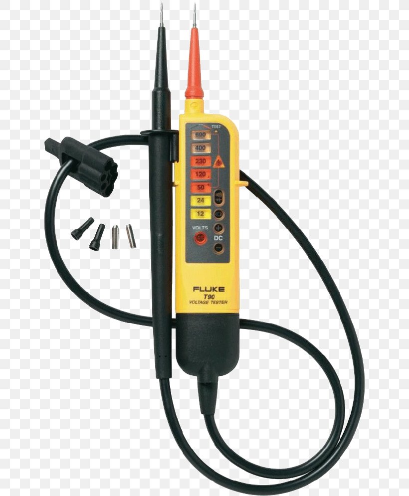 Test Light Continuity Tester Multimeter Electric Potential Difference Fluke Corporation, PNG, 644x995px, Test Light, Alternating Current, Battery Indicator, Cable, Continuity Tester Download Free