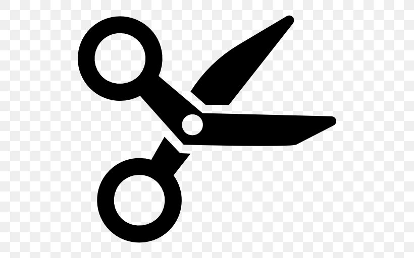 Hair-cutting Shears Scissors Cutting Hair Clip Art, PNG, 512x512px, Haircutting Shears, Artwork, Bandage Scissors, Black And White, Cutting Hair Download Free