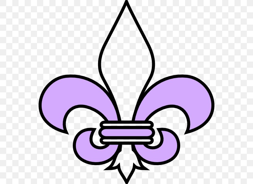 Fleur-de-lis Free Content Scouting Royalty-free Clip Art, PNG, 570x598px, Fleurdelis, Area, Free Content, Lilium, Magenta Download Free