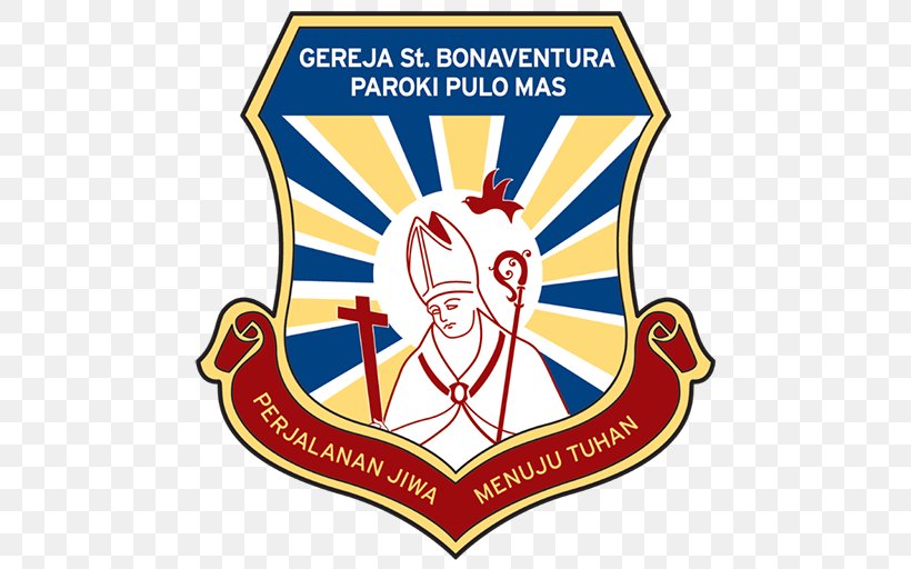 Gereja Katolik Santo Bonaventura Parish Christian Church West Pulomas Saint, PNG, 512x512px, Parish, Area, Artwork, Bonaventure, Brand Download Free