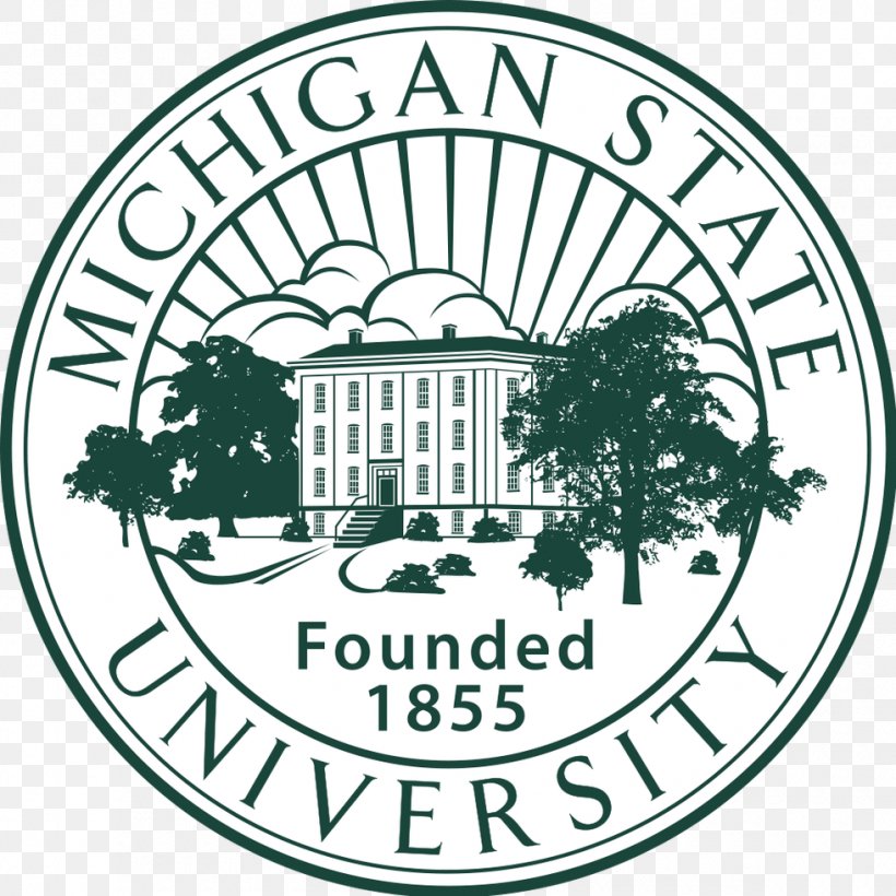 Michigan State University Student Fraternities And Sororities Faculty, PNG, 980x980px, Michigan State University, Area, Black And White, Brand, College Download Free