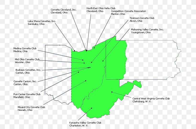 Northeast Ohio Valley Marion Sandusky Map, PNG, 720x540px, Northeast Ohio, Area, Diagram, Leaf, Map Download Free