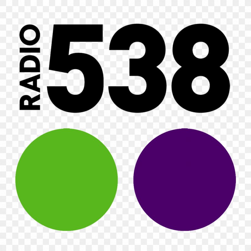 Radio 538 Netherlands Radio Veronica Logo, PNG, 1000x1000px, Radio 538, Area, Brand, Broadcasting, Disc Jockey Download Free