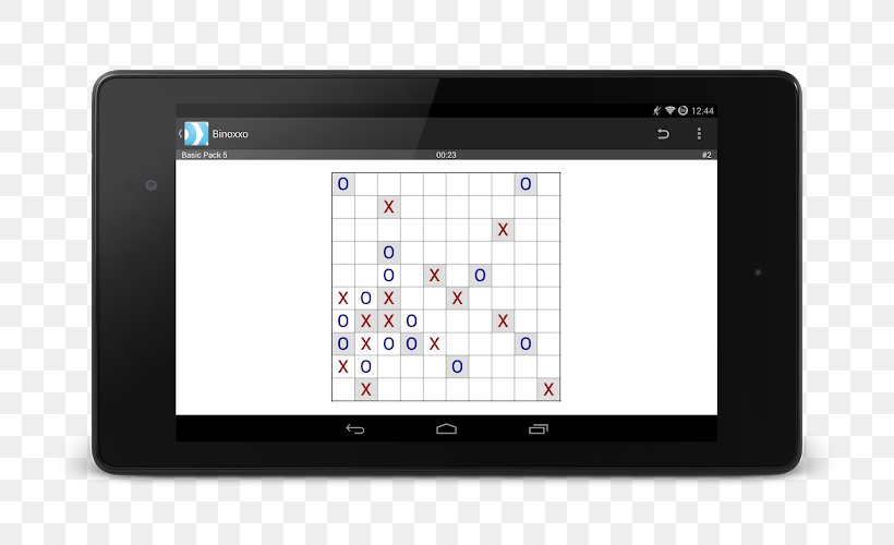 Binoxxo Tablet Computers Binary Sudoku Android, PNG, 750x500px, Tablet Computers, Android, Display Device, Electronic Device, Electronics Download Free