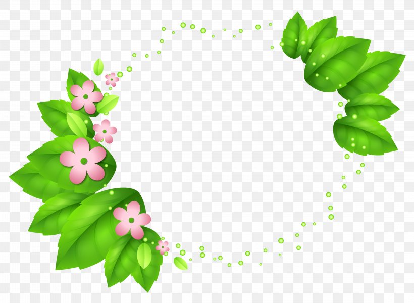 Flower Green Clip Art, PNG, 4551x3333px, Flower, Autumn, Branch, Color, Drawing Download Free