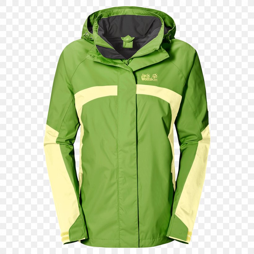 Hoodie Jacket Jack Wolfskin Polar Fleece Coat, PNG, 1024x1024px, Hoodie, Clothing, Coat, Green, Hood Download Free
