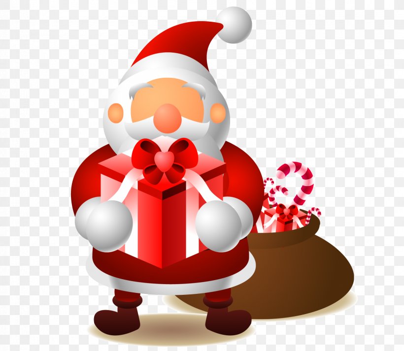 Santa Claus Cartoon Christmas Illustration, PNG, 1696x1475px, Santa Claus, Art, Cartoon, Christmas, Christmas Decoration Download Free