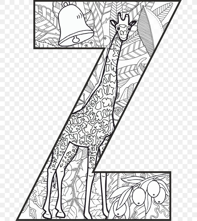 Coloring Book Mandala Letter Z Phonics, PNG, 692x916px, Coloring Book, Alphabet, Area, Art, Black And White Download Free