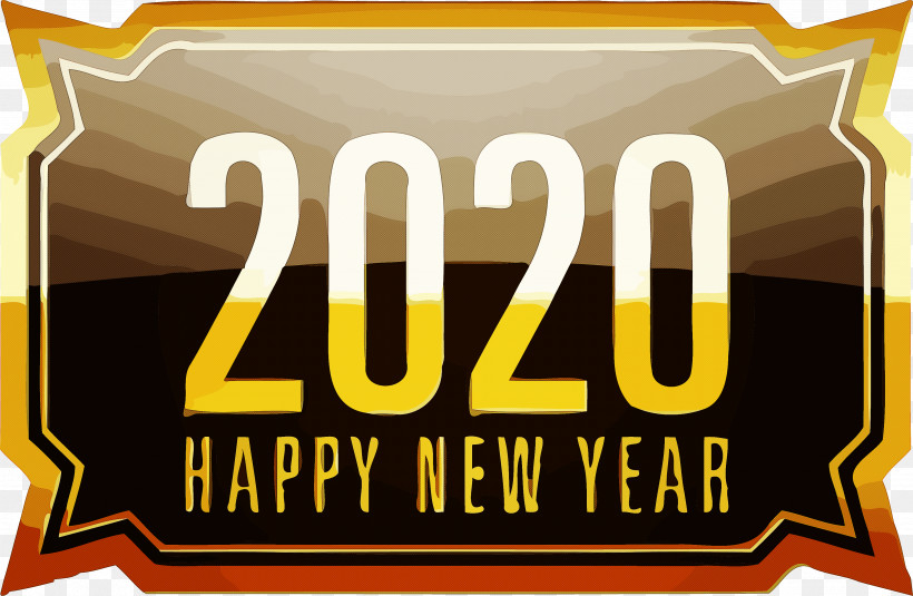 Happy New Year 2020 Happy 2020 2020, PNG, 3504x2290px, 2020, Happy New Year 2020, Games, Happy 2020, Label Download Free