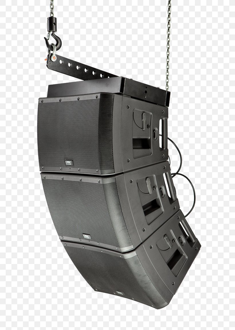 QSC Audio Products Line Array Loudspeaker Subwoofer, PNG, 767x1150px, Qsc Audio Products, Audio, Automotive Exterior, Frequency, Hardware Download Free