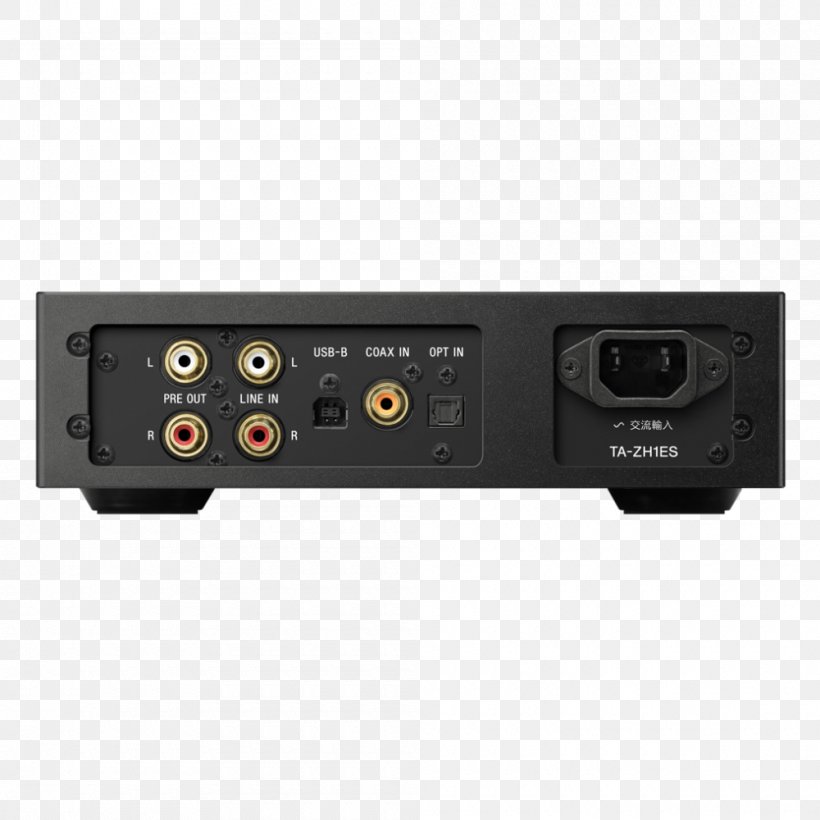 Digital-to-analog Converter Sony Hi-Res TA-ZH1ES Headphone Amplifier Headphones Audio Power Amplifier, PNG, 1000x1000px, Digitaltoanalog Converter, Amplifier, Audio, Audio Equipment, Audio Power Amplifier Download Free