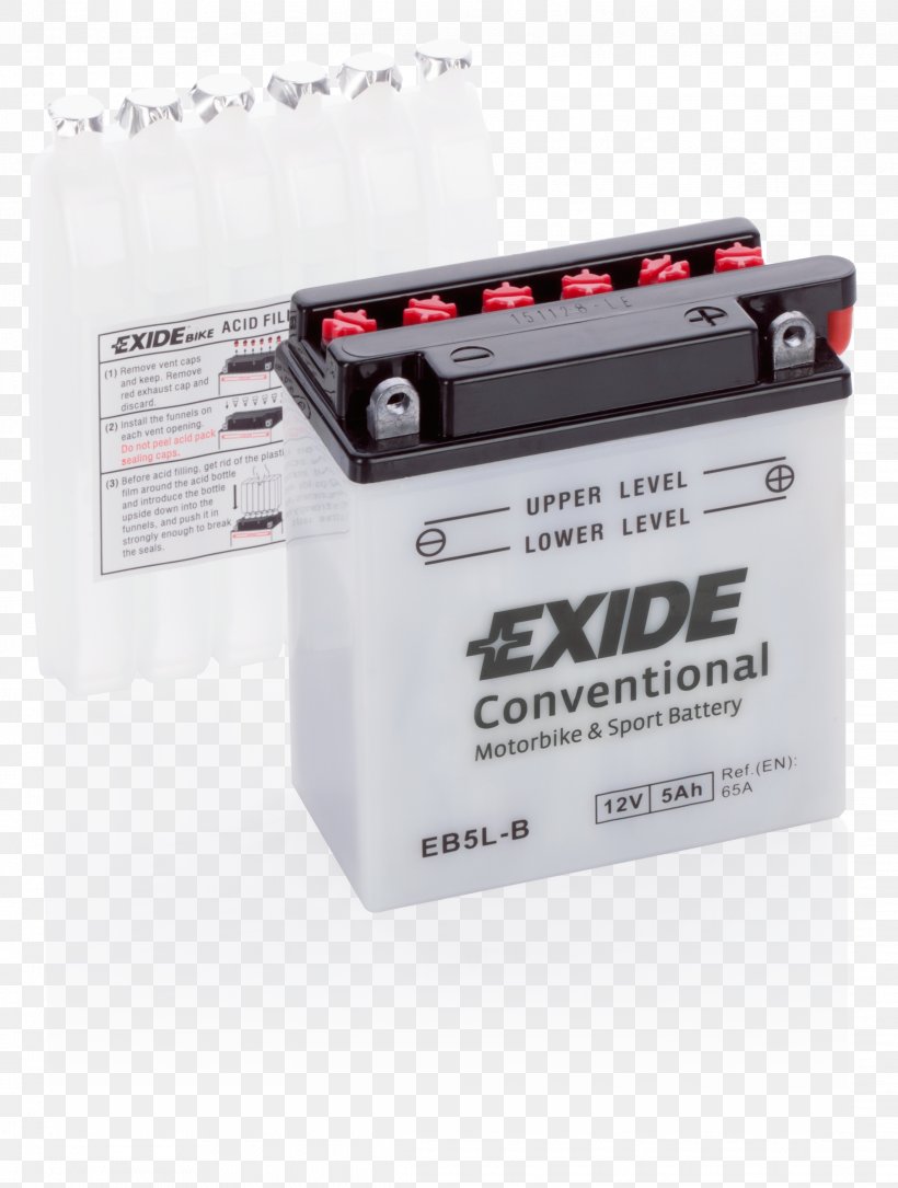 Motorcycle Electric Battery VRLA Battery Automotive Battery Exide, PNG, 2279x3016px, Motorcycle, Ampere Hour, Automotive Battery, Baterie Auto, Battery Download Free