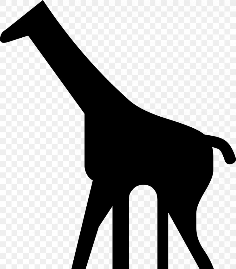 Northern Giraffe South African Giraffe Clip Art, PNG, 858x980px, Northern Giraffe, Black, Black And White, Giraffe, Giraffidae Download Free