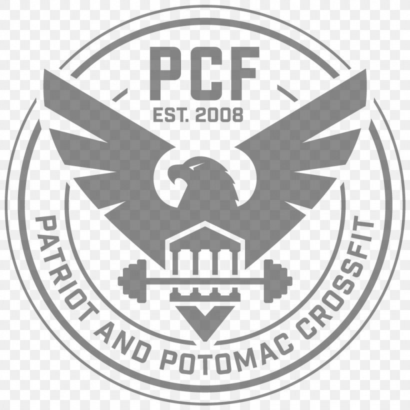 Patriot Crossfit Potomac Crossfit Physical Fitness Functional Training, PNG, 1024x1024px, Crossfit, Area, Arlington County, Badge, Barbell Download Free