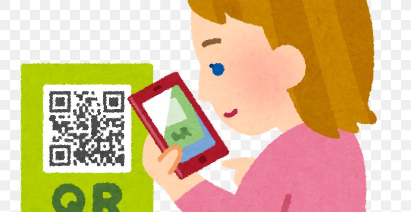 QR Code Barcode Electronic Billing 決済 Smartphone, PNG, 807x423px, Watercolor, Cartoon, Flower, Frame, Heart Download Free
